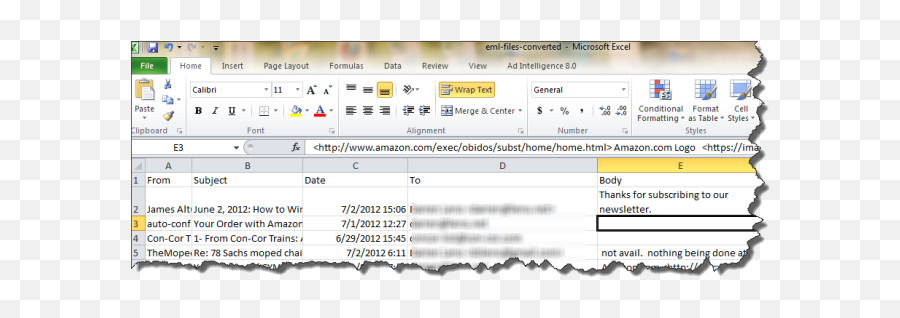 Eml To Csv Viewer Working With Email Files - Technology Applications Png,Csv Export Icon