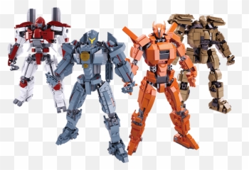 Small Luban Pacific Rim 2 Thunderbolt - Lego De Los Titanes Del Pacífico png