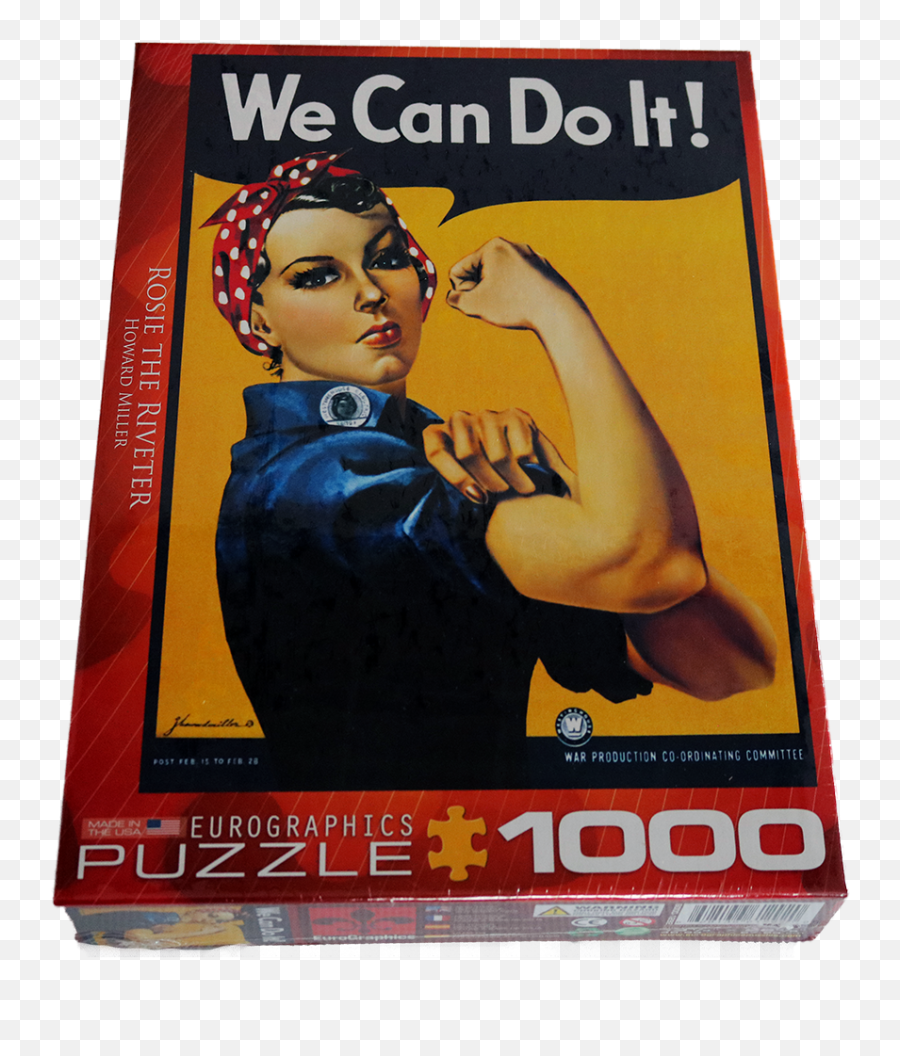 Rosie The Riveter 1000 Piece Puzzle - Poster Rosie The Riveter Png,Rosie The Riveter Icon