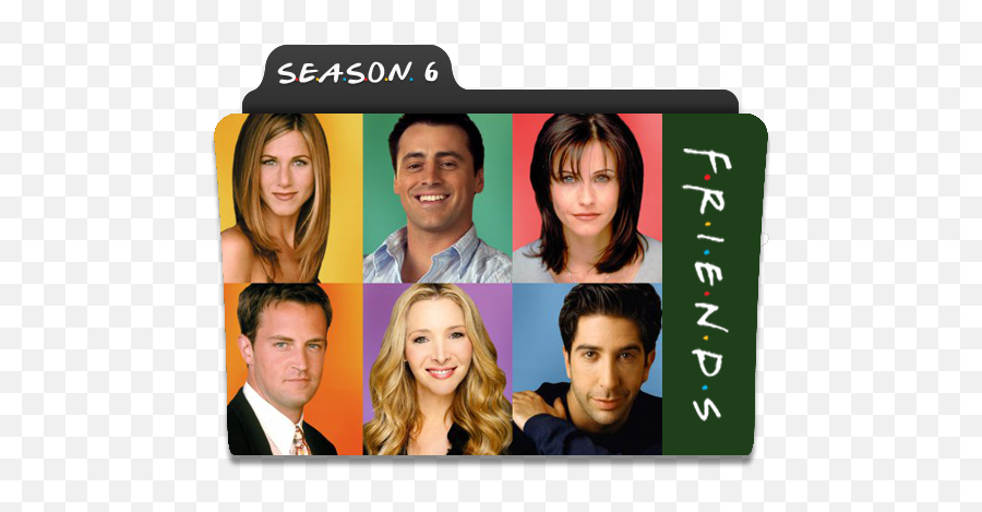 Friends S06 Icon 512x512px Png - Friends Season 6 Folder Icon,Friends Folder Icon