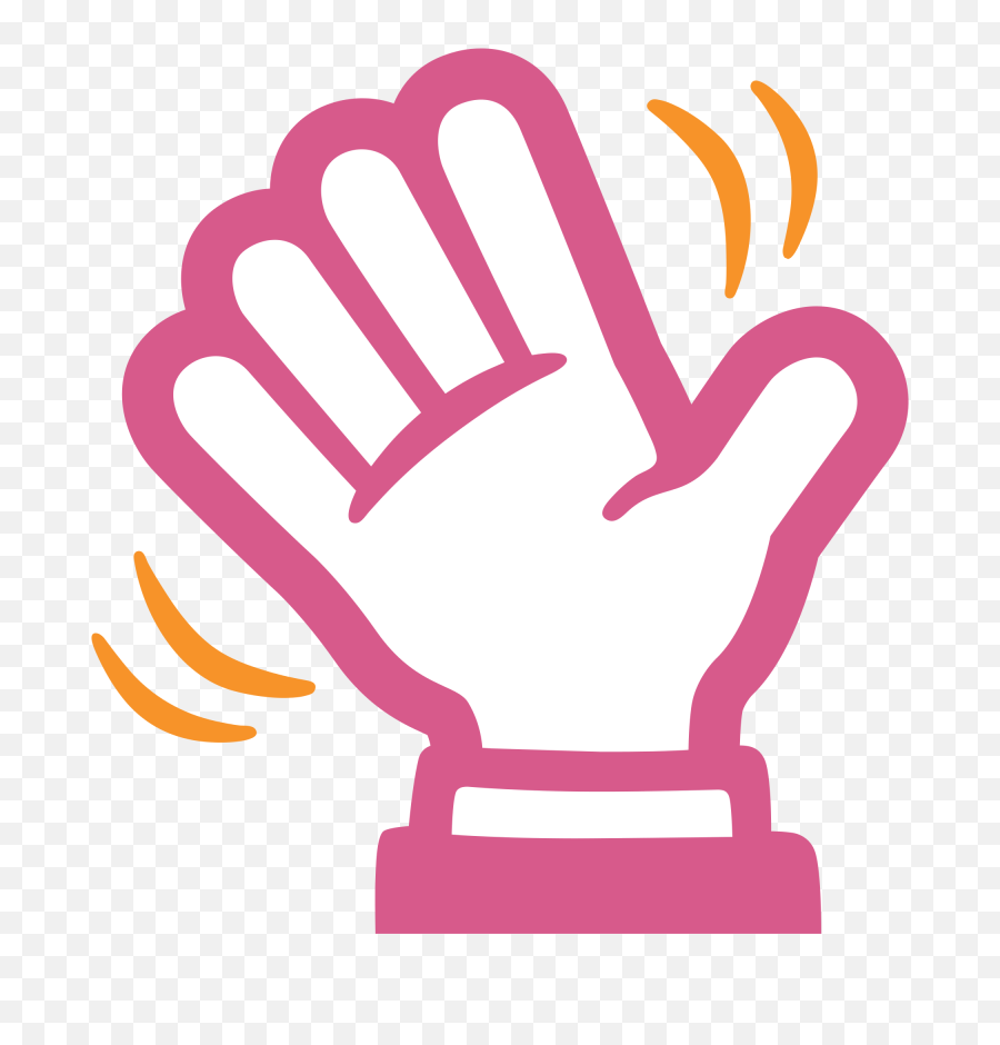 Emoji Shaking Hand Transparent Png - Stickpng Wave Hello Clip Art,Hand Logos