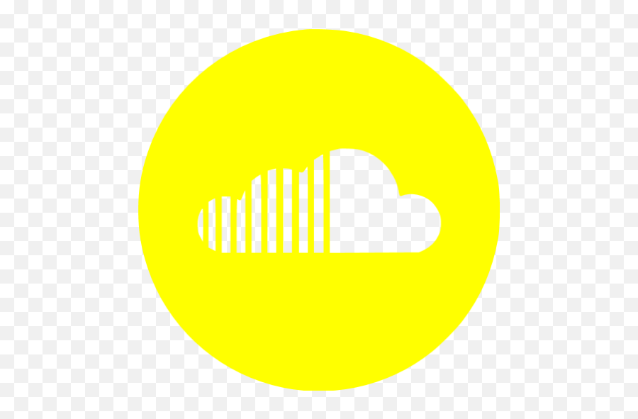 Yellow Soundcloud 4 Icon - Icon Png,Soundcloud Icon Transparent Background