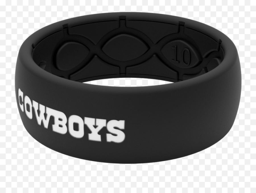 Nfl Dallas Cowboys Black Ring - Synthetic Rubber Png,Dallas Cowboys Myspace Icon