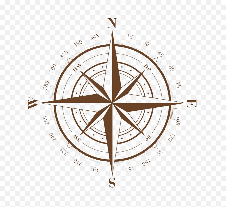 Compass Rose Clip Art - Brown Compass Png Download 800886 Compass Rose,Compass Rose Icon