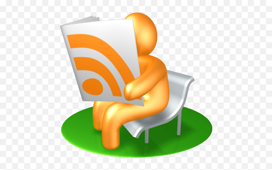 Orange Rss Reader - Free Download Reader Icon Png,Read Icon