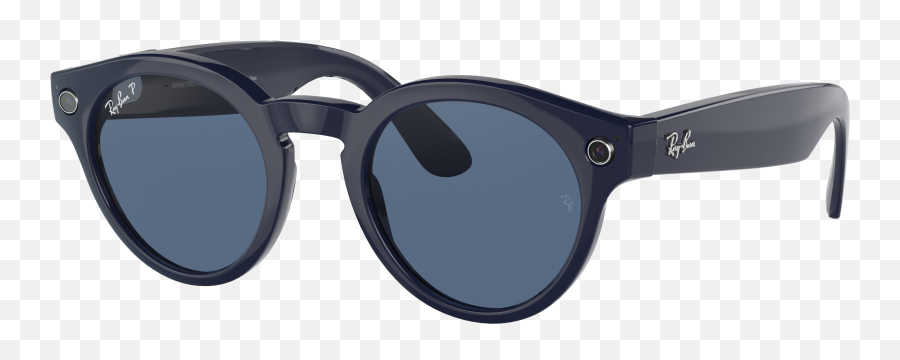 Ray - Ban Stories Round Sunglasses In Blue And Dark Blue Png,Jawbone Icon Thinker Pairing Instructions