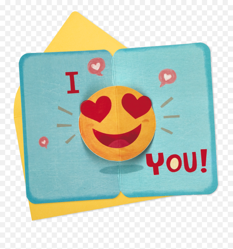 Mini Heart - Emoji Pop Up Cards Png,Heart Eyes Emoji Transparent
