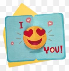 Mini Heart - Emoji Pop Up Cards png
