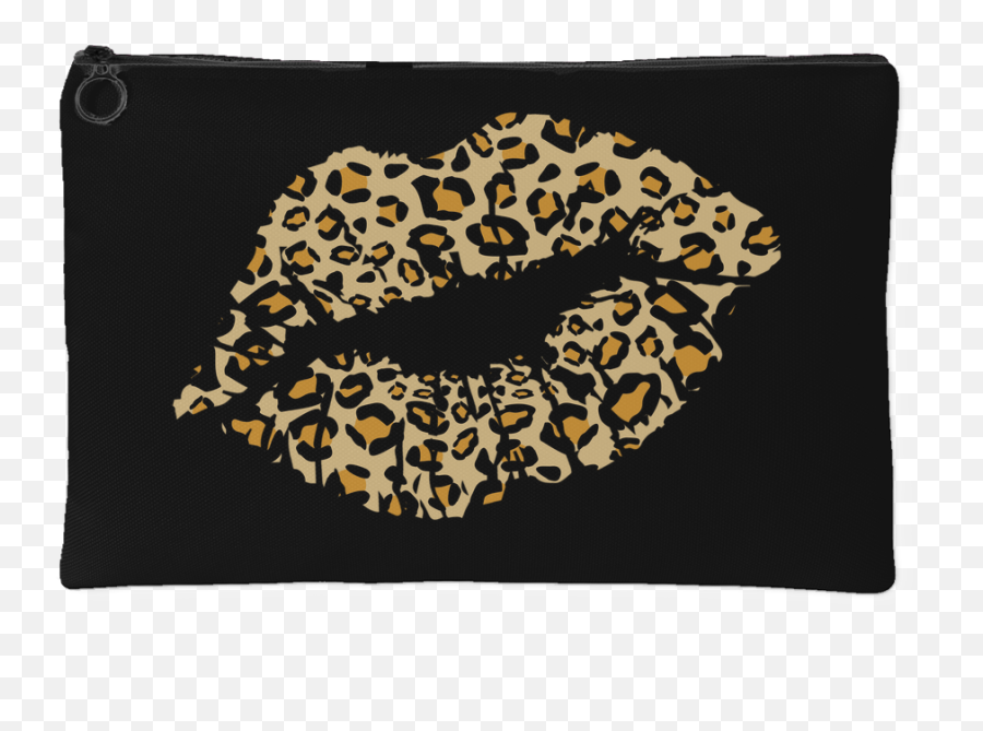 Leopard Lips Kiss Animal Print - Animal Print Lips Svg Png,Lip Print Png