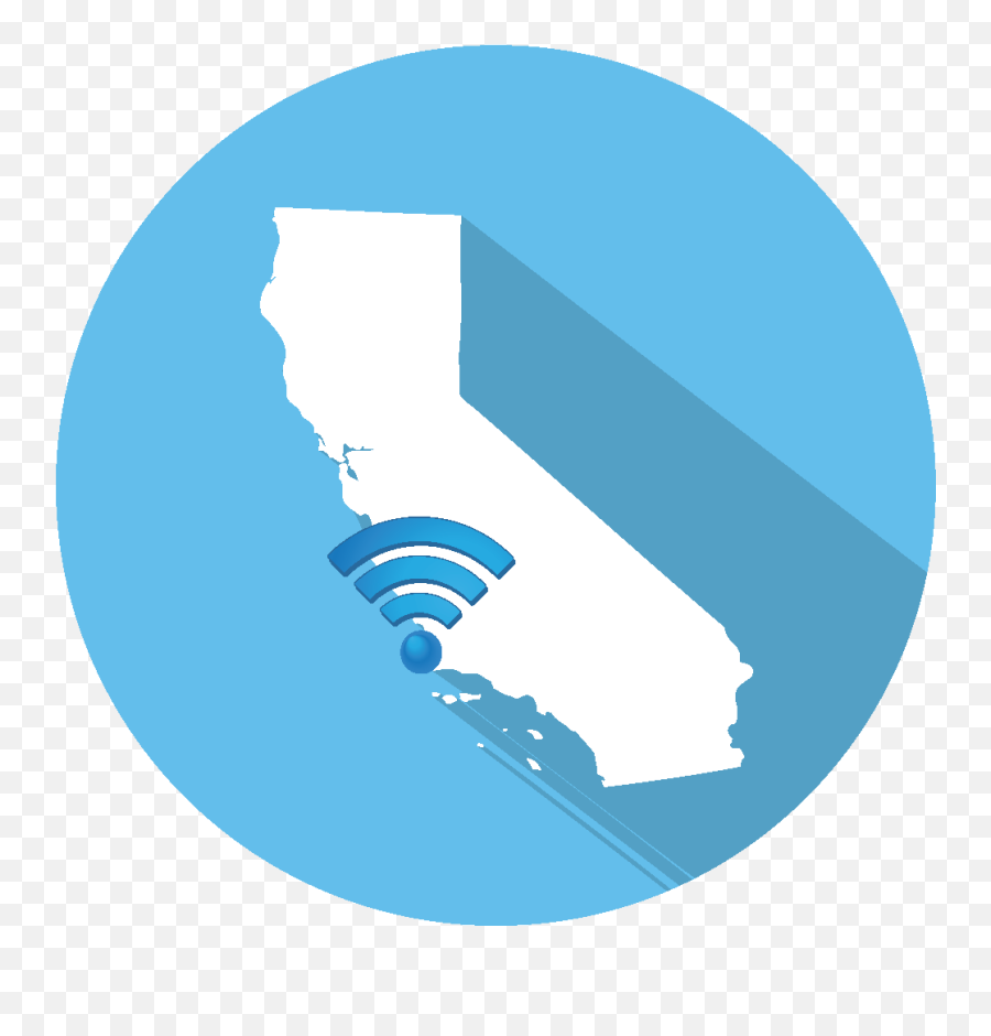 Peak Wifi - Internet Service Provider For San Luis Obispo California Water Service Png,California Map Icon