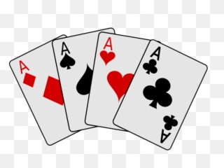 Library Of Aces Playing Cards Banner - Clipart png
