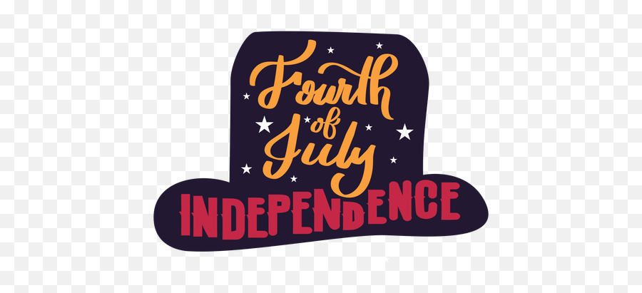 July Independence Star Hat Sticker - Baseball Cap Png,Fourth Of July Png