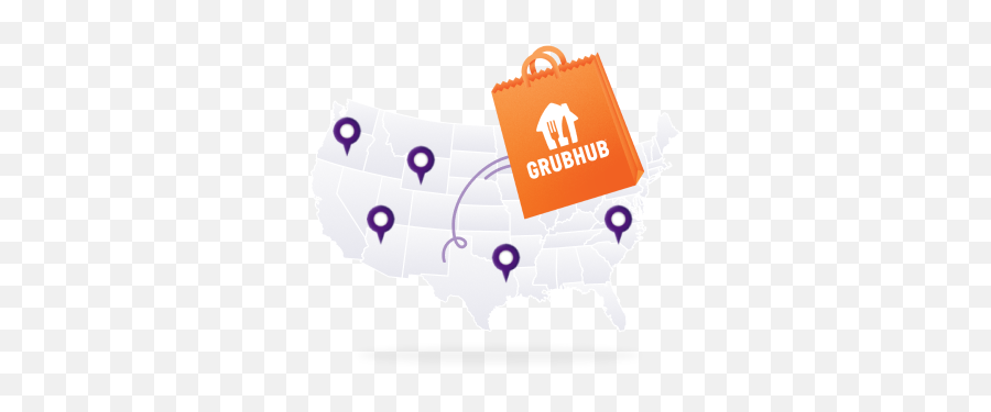 Food Delivery For Virtual Meetings Grubhub Corporate Accounts - Palm Tree Map Usa Png,Lunch And Learn Icon