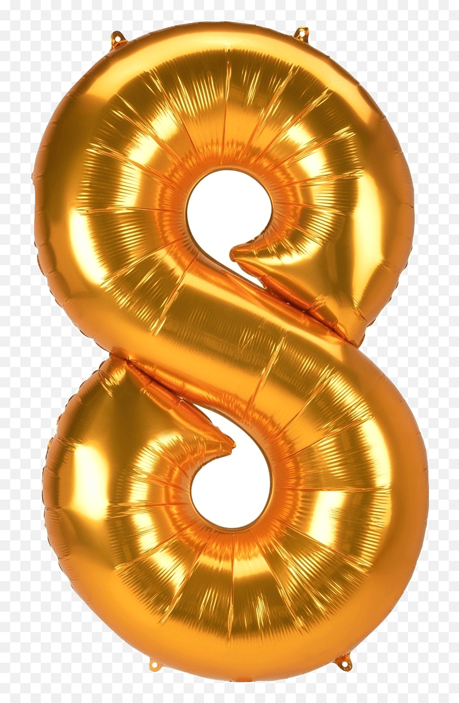 53 Jumbo Gold Number Balloons Png In Chrome Icon