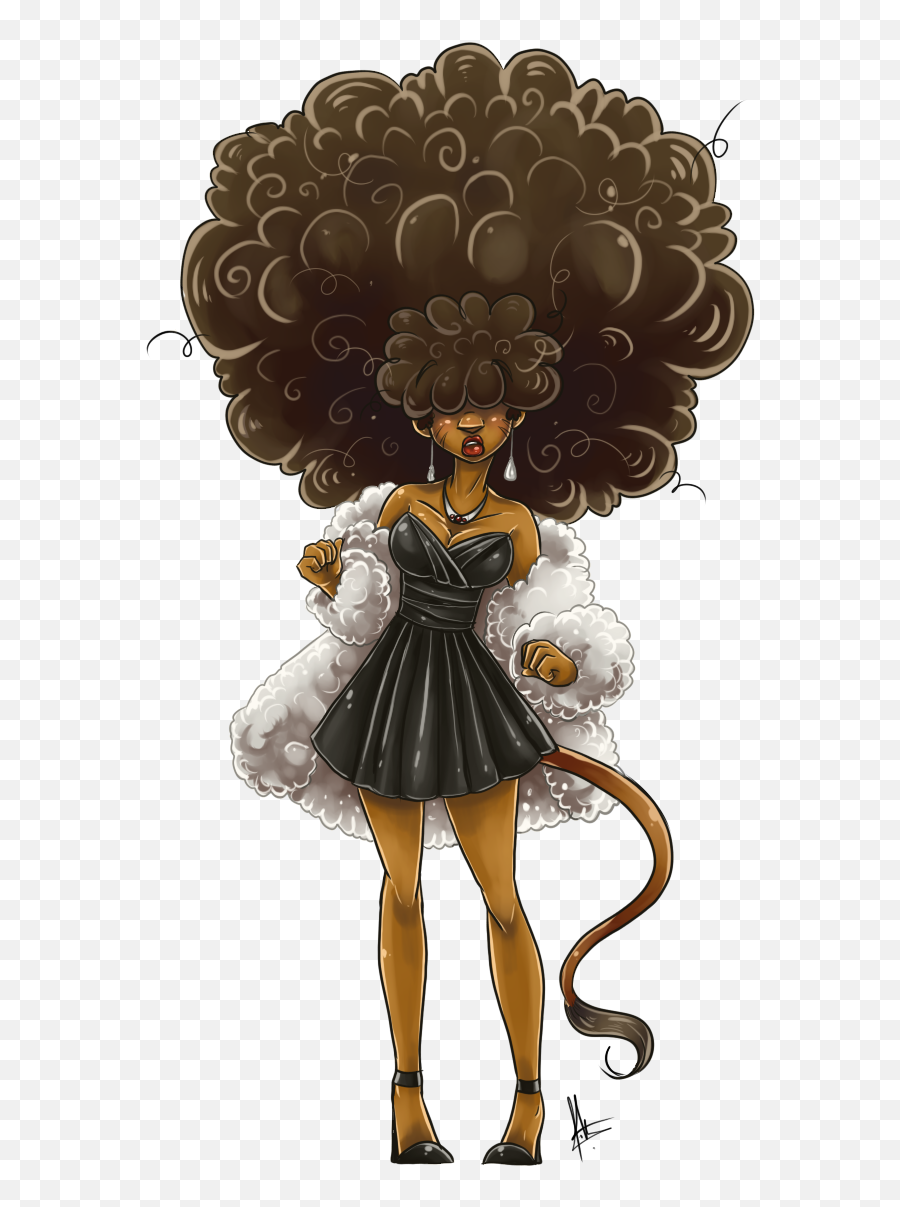Afro Png Image Royalty Free Stock - Black Woman Afro Drawing,Black Woman Png