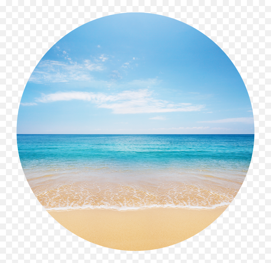 Ocean Clipart Transparent Background - Sea In A Circle Png,Ocean Transparent Background