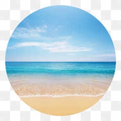 Ocean Clipart Transparent Background - Sea In A Circle Png,Ocean Transparent Background