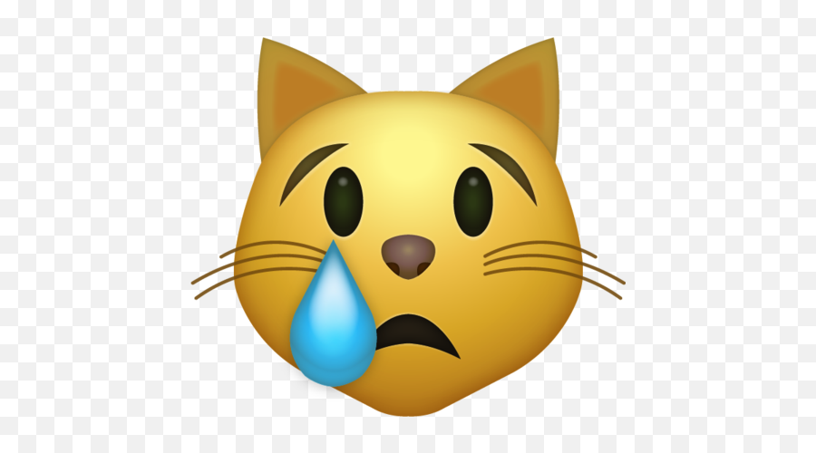 Cat Emoji Download Iphone Emojis - Crying Cat Emoji Png,Cry Emoji Png