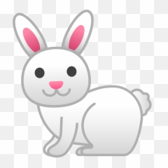 Cute Bunny Emoji Png Cow