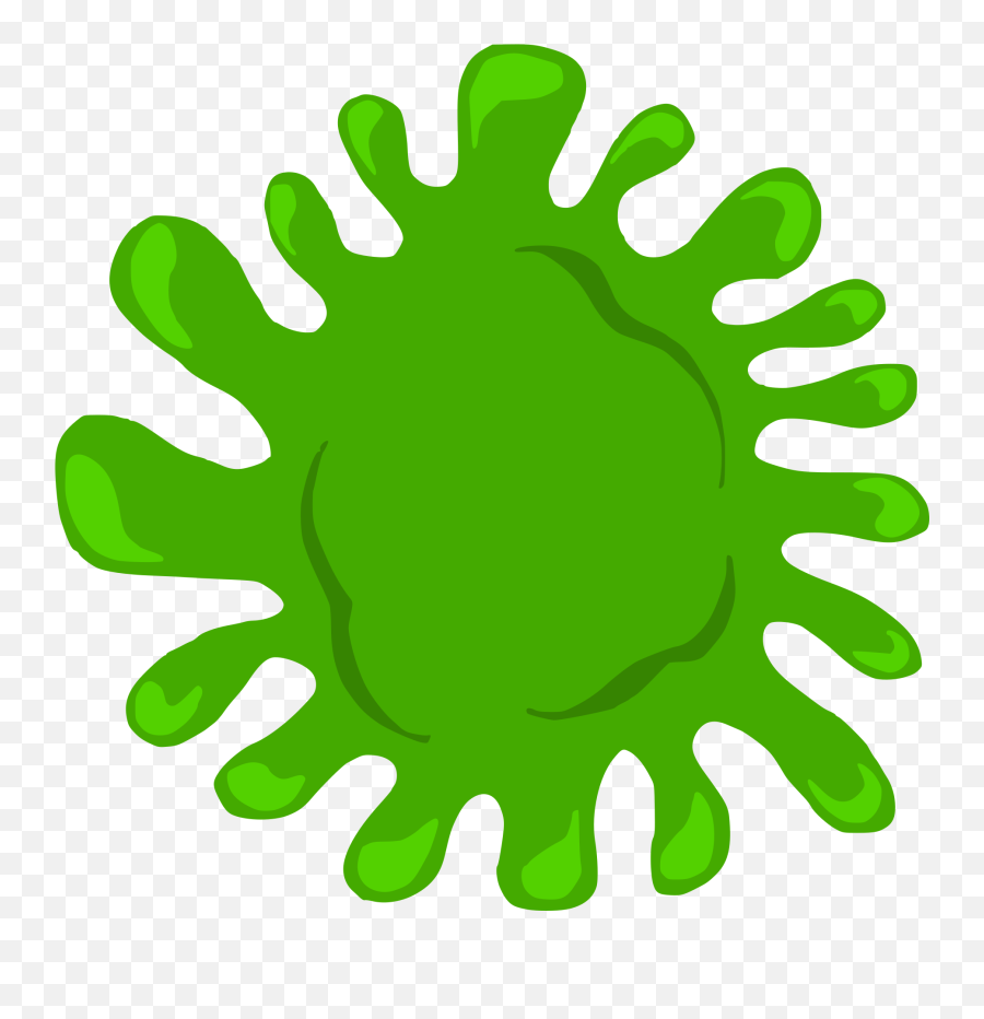 6 Cartoon Green Slime Blots Vector Eps Svg Png - Circle,Slime Png