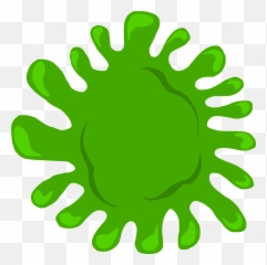 6 Cartoon Green Slime Blots Vector Eps Svg Png - Circle,Slime Png