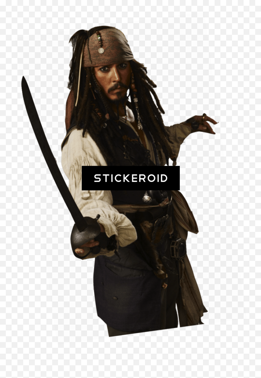 Download Jack Sparrow Sword Pirates Of The Caribbean - Captain Jack Sparrow Transparent Png,Pirates Of The Caribbean Png