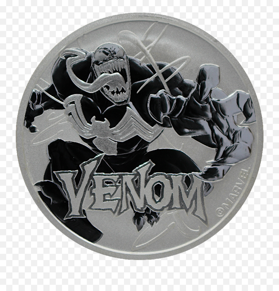 Venom - 1 Oz Emkcom Tuvalu Venom Coin Silver Png,Venom Png