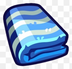 Clip Art Beach Towel - Blue Towel Clipart Png,Towel Png