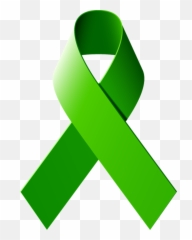 Mental Health Awareness Ribbon - Green png