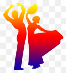 Graphics Dance Vector - Flamenco Dancers Silhouette Png,Flamenco Png