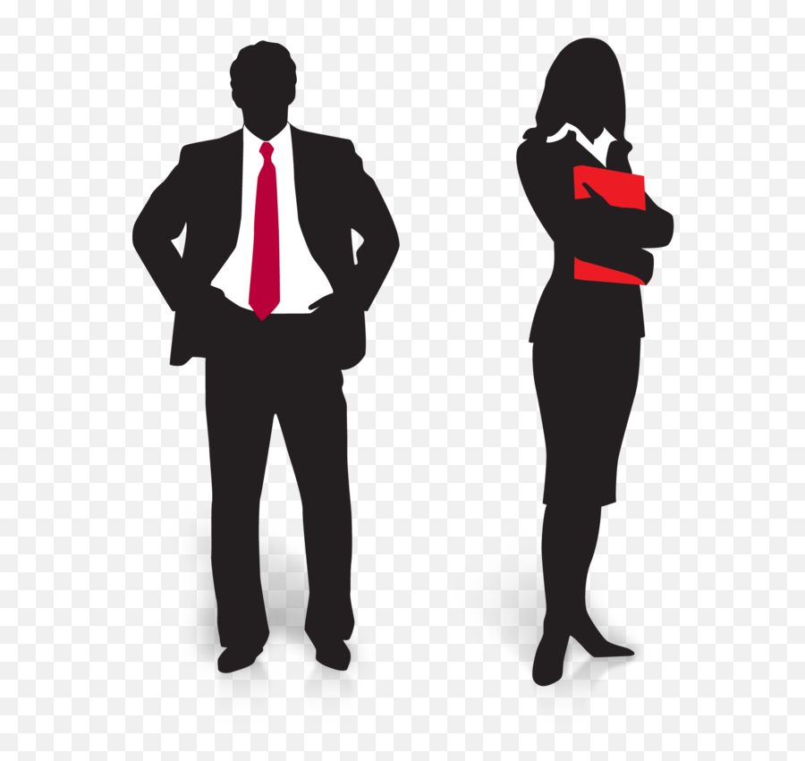 Businessperson Leadership Silhouette Presentation - Business Man Woman Silhouette Png,Business Man Png