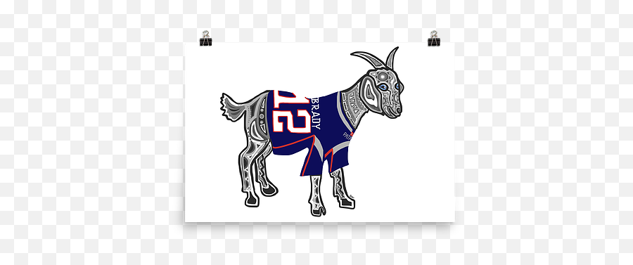 New England Patriots Goat Print Shdesign - Working Animal Png,New England Patriots Logo Png