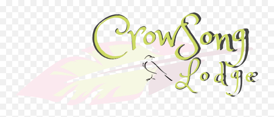 Crowsong Lodge - Calligraphy Png,Crow Transparent