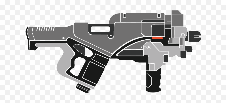Trigger Machine Gun Firearm Pistol - Vector Machine Guns Png Firearm,Guns Png