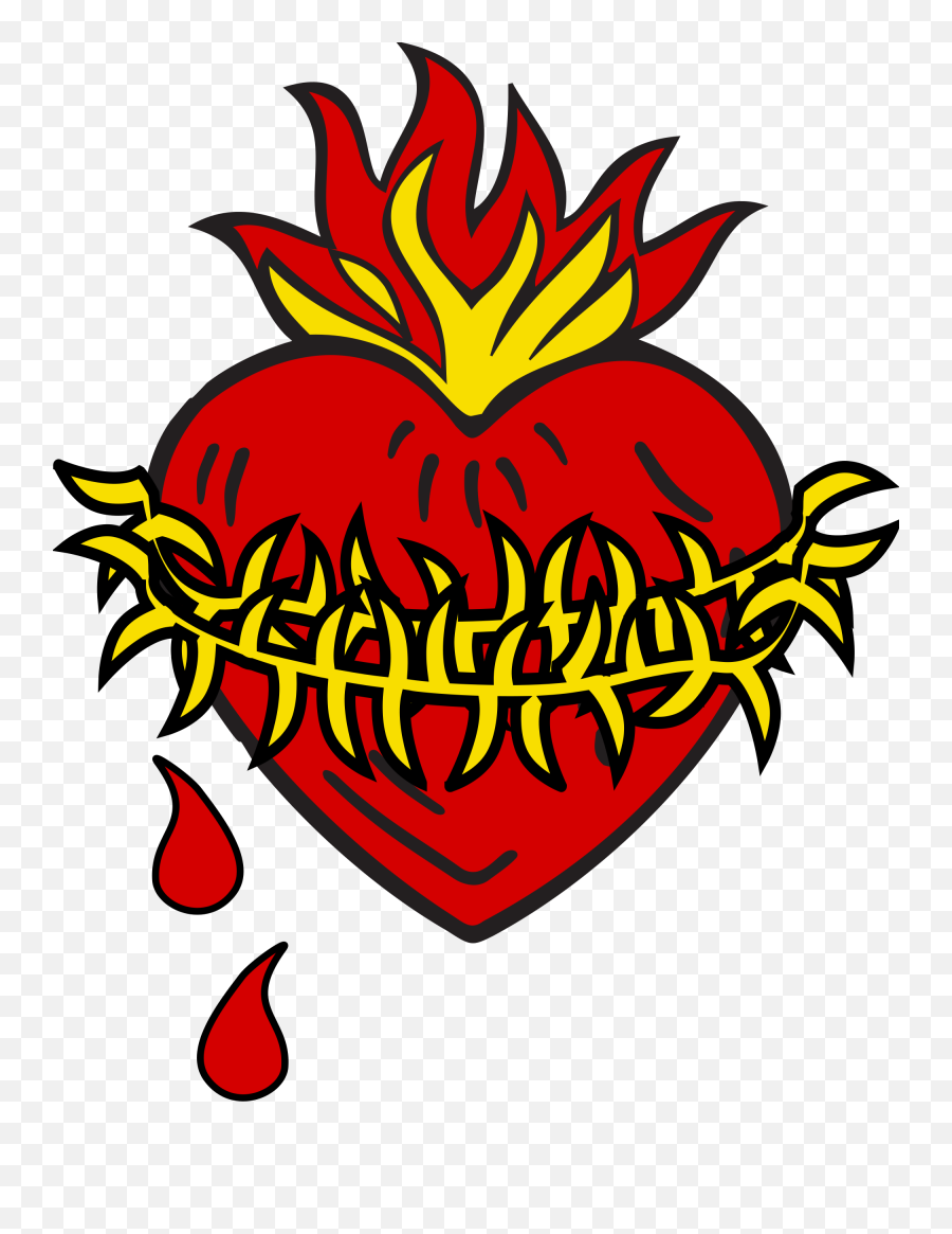 Sagrado Corazon Mueble Heraldico - Sacred Heart Of Jesus Png Heraldic,Corazon Png