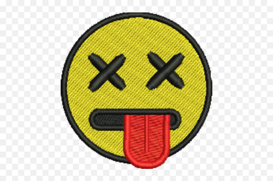 Emoji Dead Iron - On Patch Clip Art Png,Dead Emoji Png