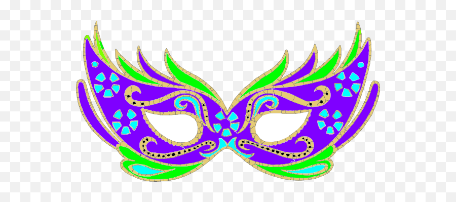 Purple Blue Green Masquerade Mask - Much Ado About Nothing Mask Png,Masquerade Masks Png