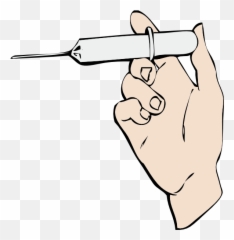 Library Of Hand Holding Book Image Royalty Free Png - Syringe Clip Art