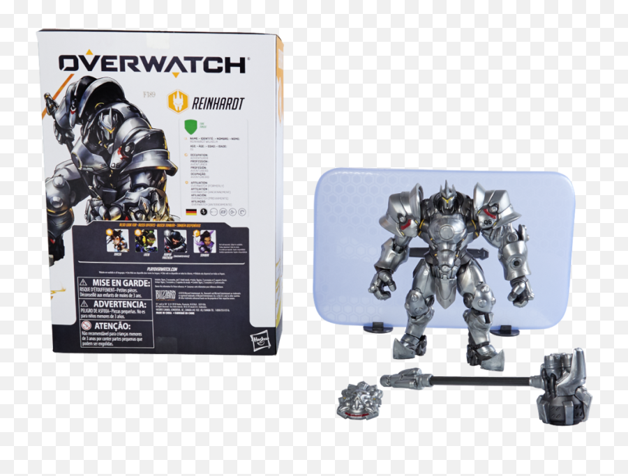 Overwatch Ultimates Series Reinhardt Collectible Action - Reinhardt Overwatch Figure Png,Reinhardt Png