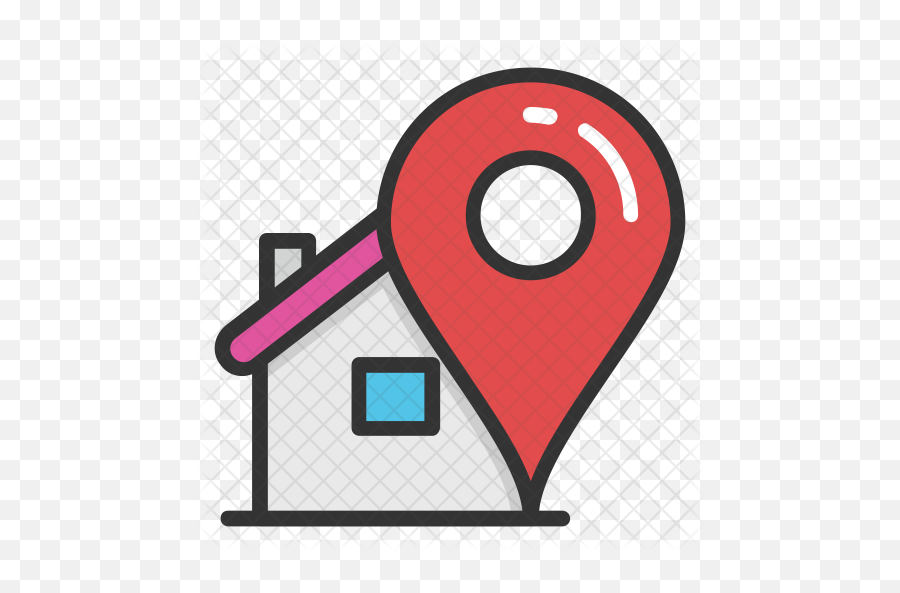 Home Location Icon - Google Maps Home Icon Png,Map Location Icon Png