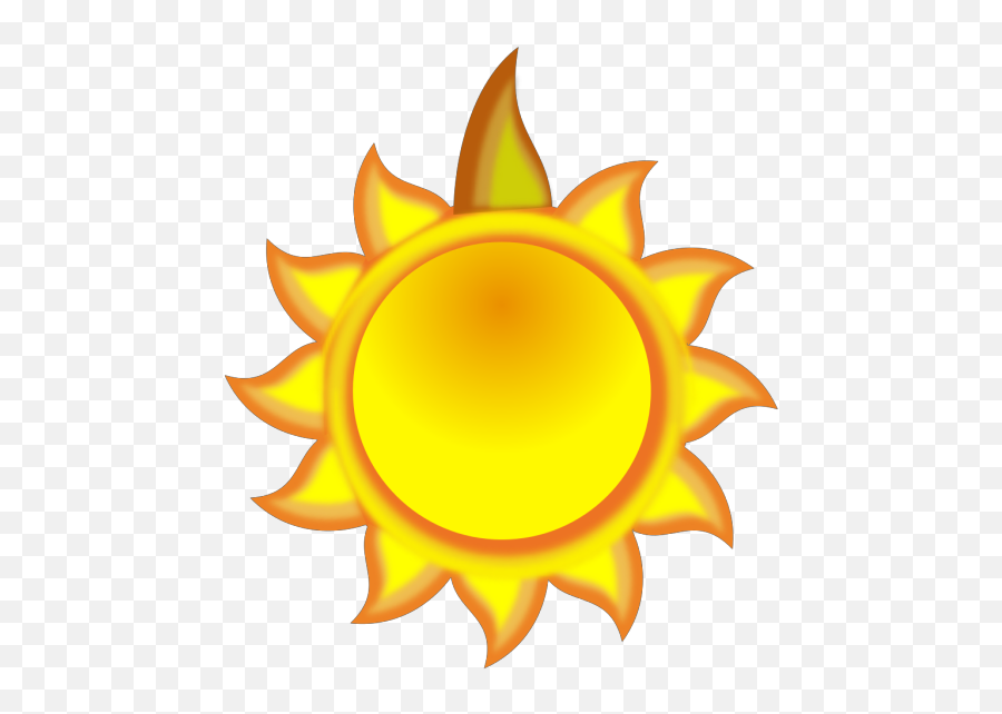 A Sun Cartoon With Long Ray Red Png Svg Clip Art For Web