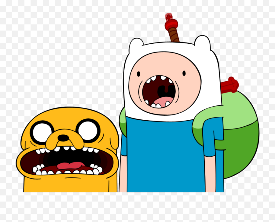 Download Hd Finn And Jake Shocked By 100latino - Adventure Adventure Time Finn Png,Jake Png