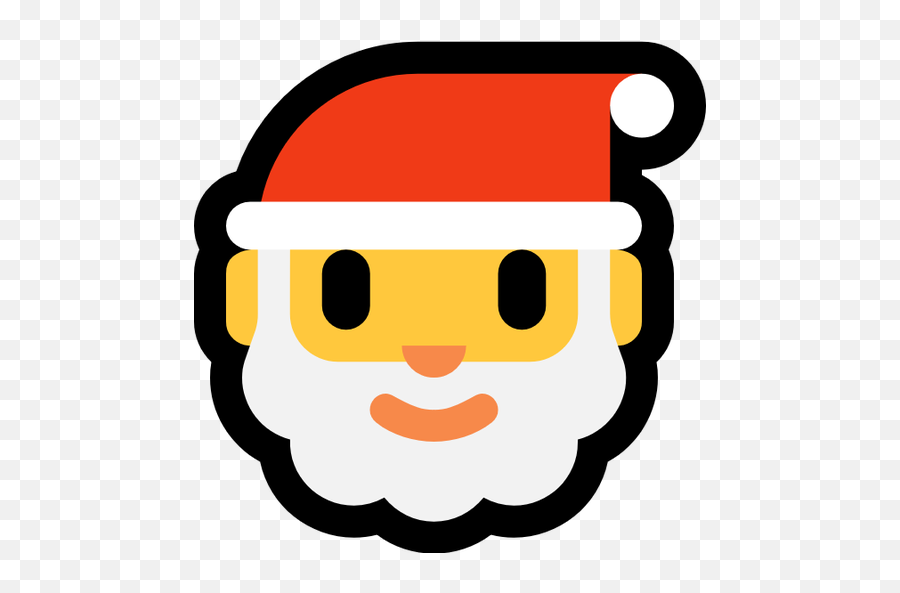 Emoji Image Resource Download - Windows Santa Claus Emoji Png,Santa Claus Face Png