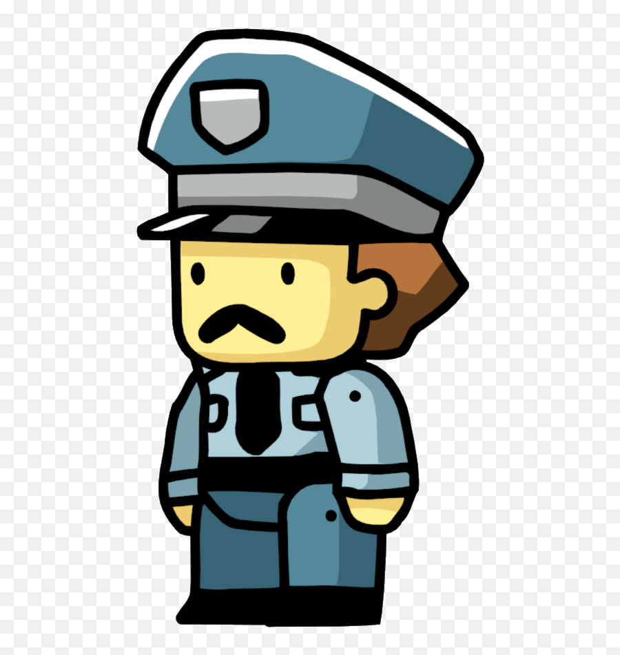 Cop Clipart Transparent - Scribblenauts Cop Png,Cop Png