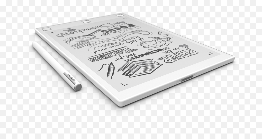 Tablet Aims To Mimic Real Paper And Ink - Remarkable Paper Tablet White Png,Mimic Png