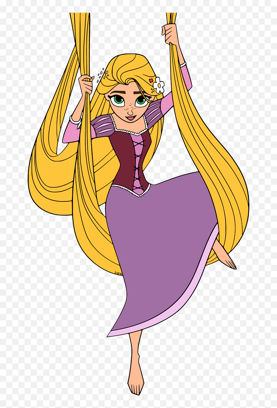 The Series Clip Art - Rapunzel The Series Art Png,Rapunzel Png