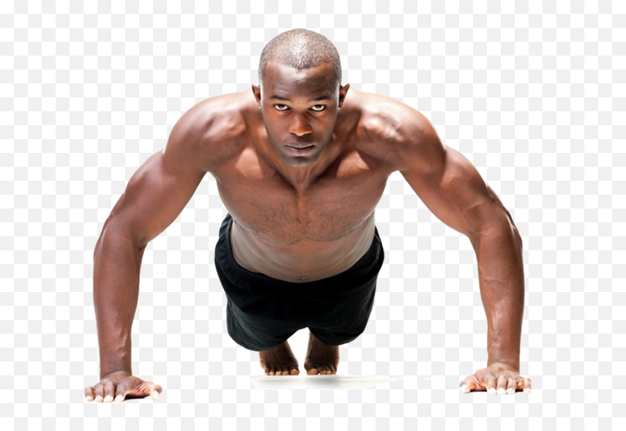 Black Man Working Out - Chest Diamond Push Ups Png,Black Man Png