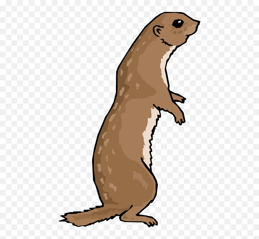 Otter Png File - Cartoon Otter Standing Up,Otter Png
