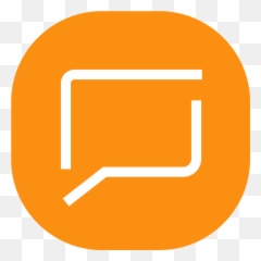 Samsung Message Icon Png Image Free - Messaging Icon Png Organge,Samsung Png