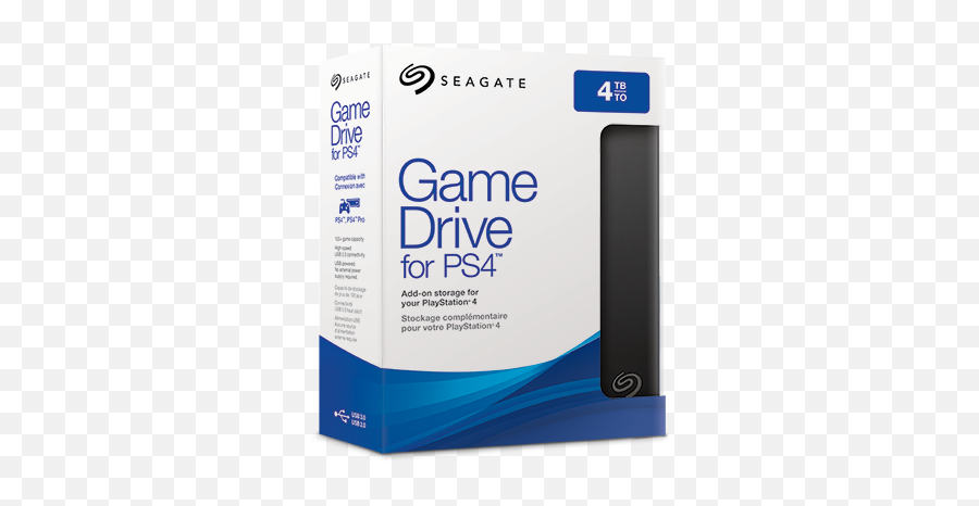 External Game Drive 4tb For Playstation 4 - Seagate Game Drive Ps4 4tb Png,Playstation 4 Png